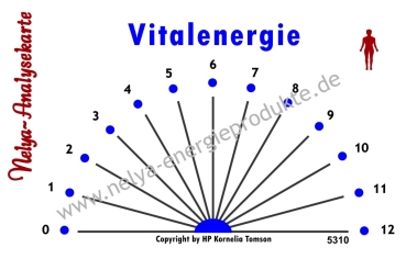 Nelya-Analysekarte - Pendelkarte - Vitalenergie #5310