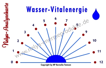 Nelya-Analysekarte - Pendelkarte - Wasser-Vitalenergie #5388
