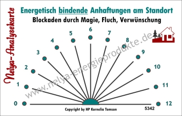 Nelya-Analysekarte - Pendelkarte - Standortanalyse - Energetische bindende Anhaftungen #5342