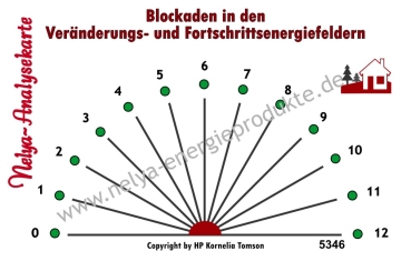 Nelya-Analysekarte - Pendelkarte - Standortanalyse - Blockaden in den Veränderungs- u. Fortschrittsenergiefeldern #5346