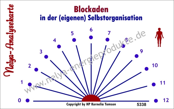 Nelya-Analysekarte - Pendelkarte - Blockaden in der (eigenen) Selbstorganisation #5338